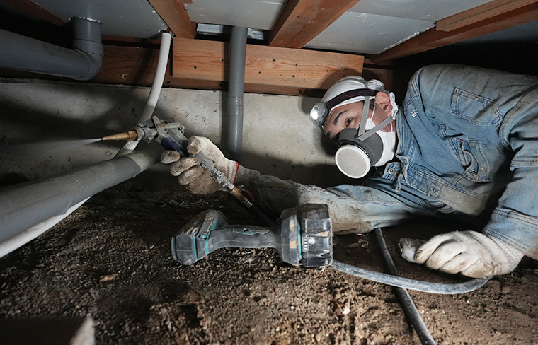 昨年実績46000件！豊富な施工実績